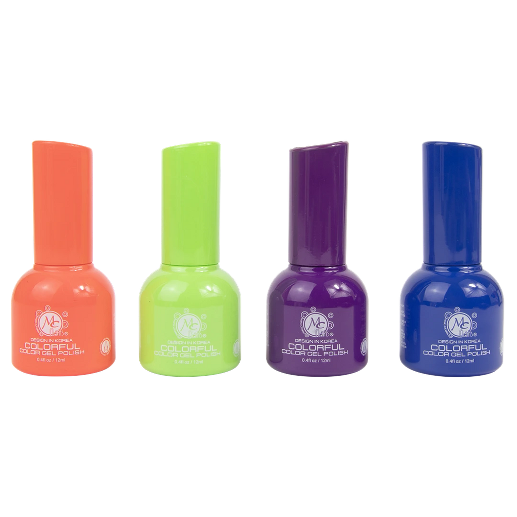 Colorful collection gel "P" Beautiful purple 4pz de 12ml c/u