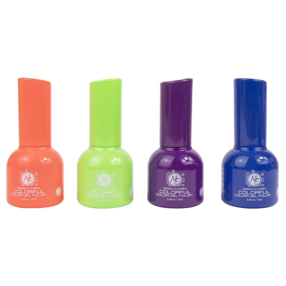 Colorful collection gel "P" Beautiful purple 4pz de 12ml c/u