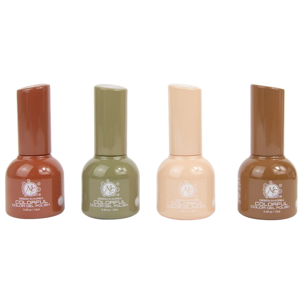 Colorful collection gel "E" Green Life 4pz de 12ml c/u