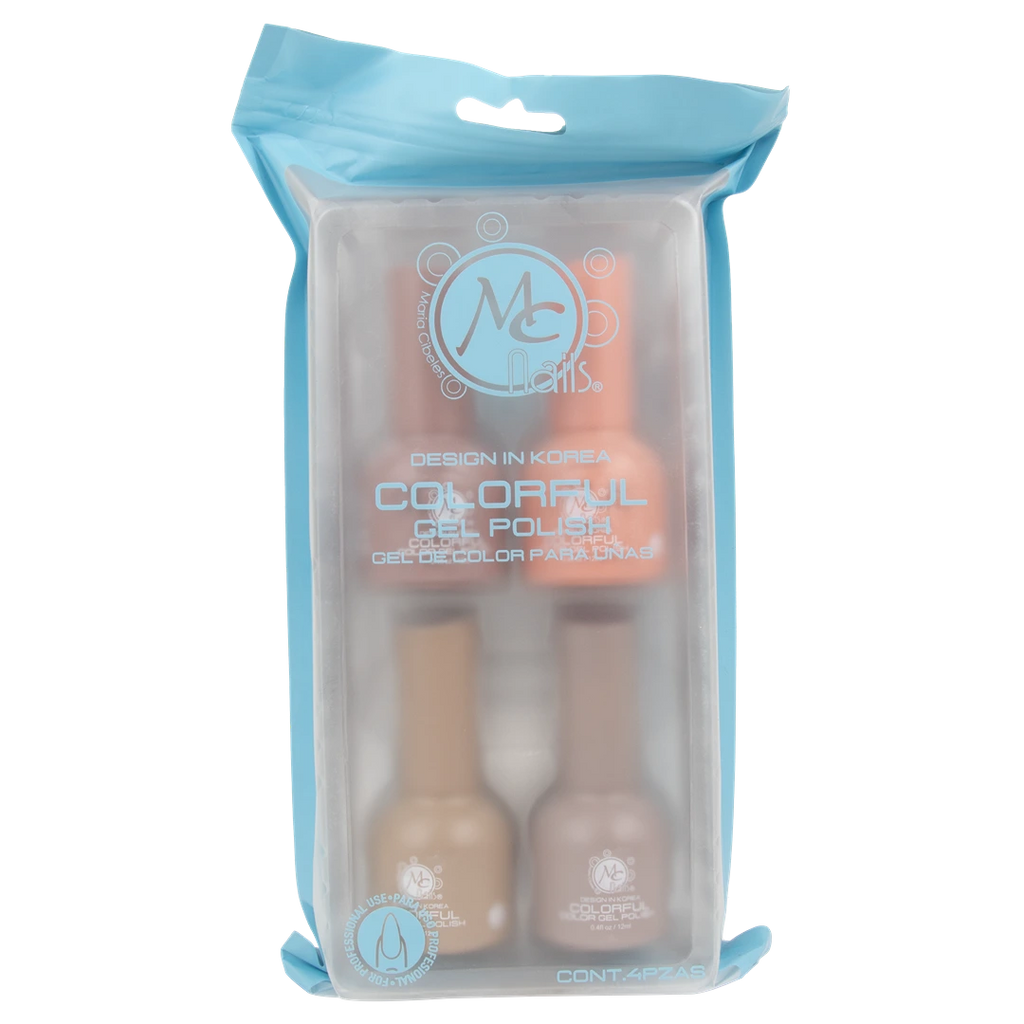 Colorful collection gel "I" Ocean Blue 4pz de 12ml c/u