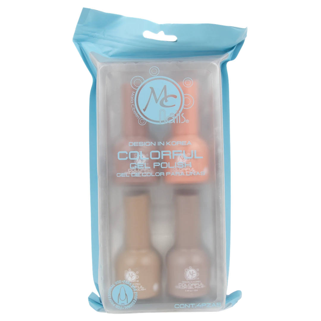 Colorful collection gel "I" Ocean Blue 4pz de 12ml c/u