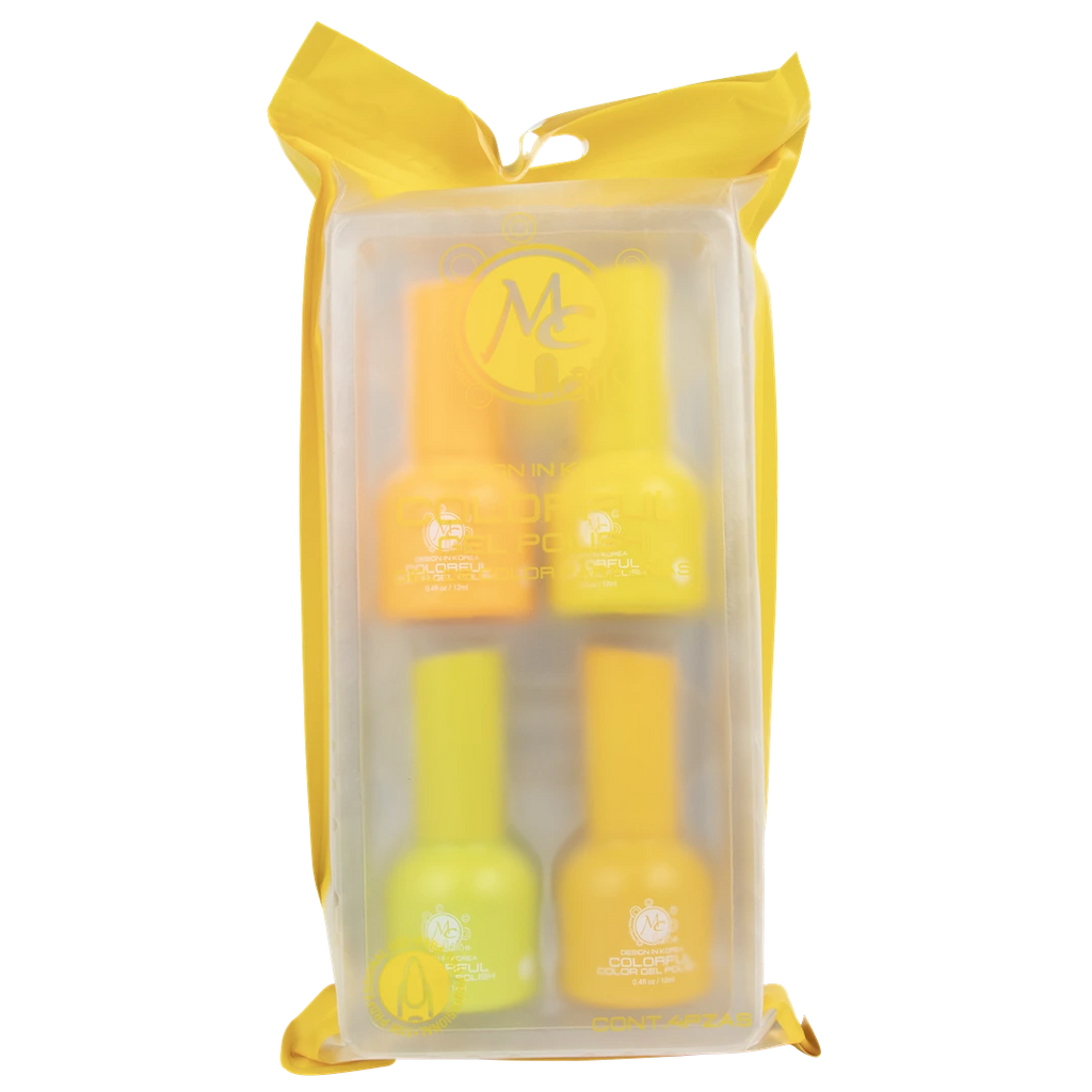 Colorful collection gel "G" Sun Light 4pz de 12ml c/u
