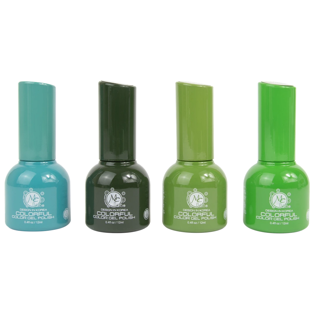 Colorful collection gel "J" Green Life 4pz de 12ml c/u