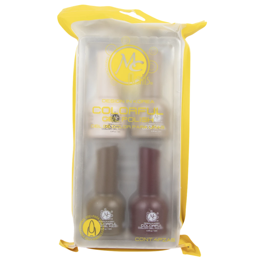 Colorful collection gel "A" Sun light 4pz de 12ml c/u