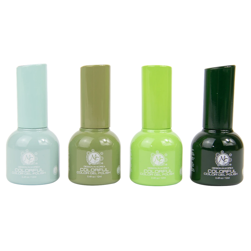 Colorful collection gel "K" Green Life 4pz de 12ml c/u