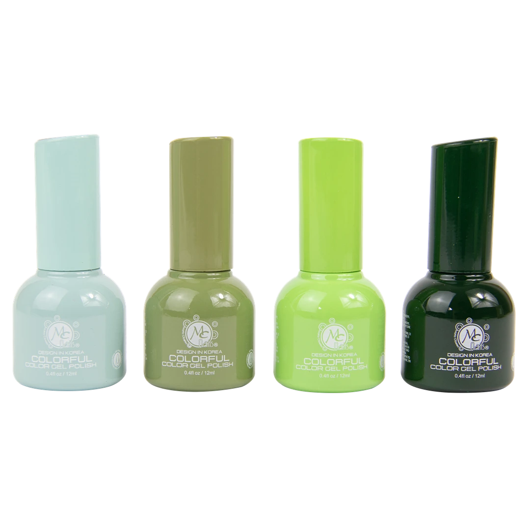 Colorful collection gel "K" Green Life 4pz de 12ml c/u