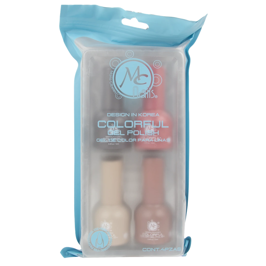 Colorful collection gel "H" Ocean Blue 4pz de 12ml c/u