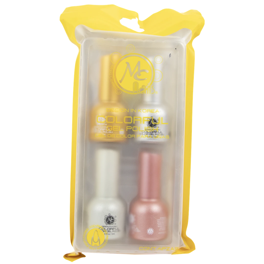 Colorful collection gel "C" Sun light 4pz de 12ml c/u