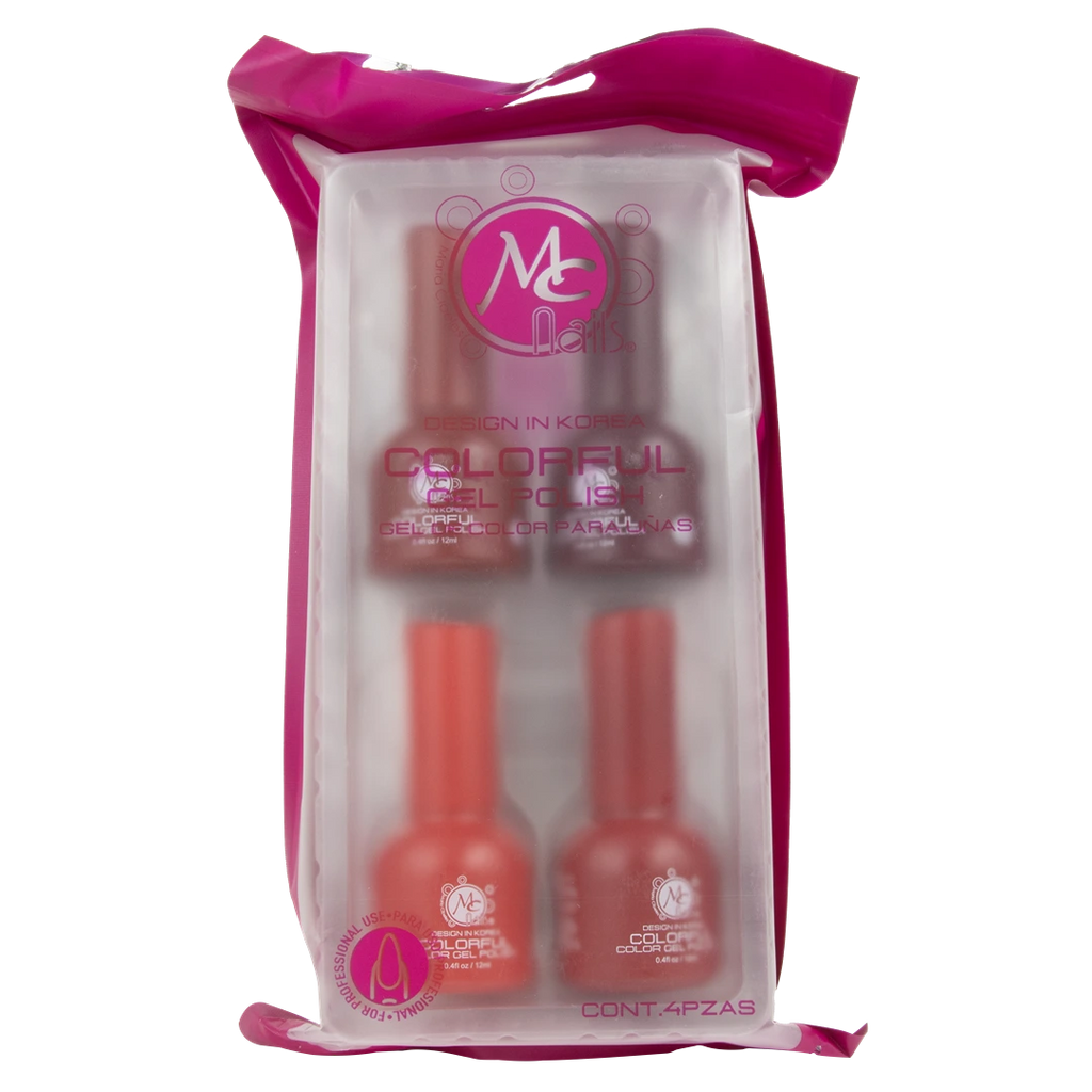 Colorful collection gel "F" Little Rose 4pz de 12ml c/u