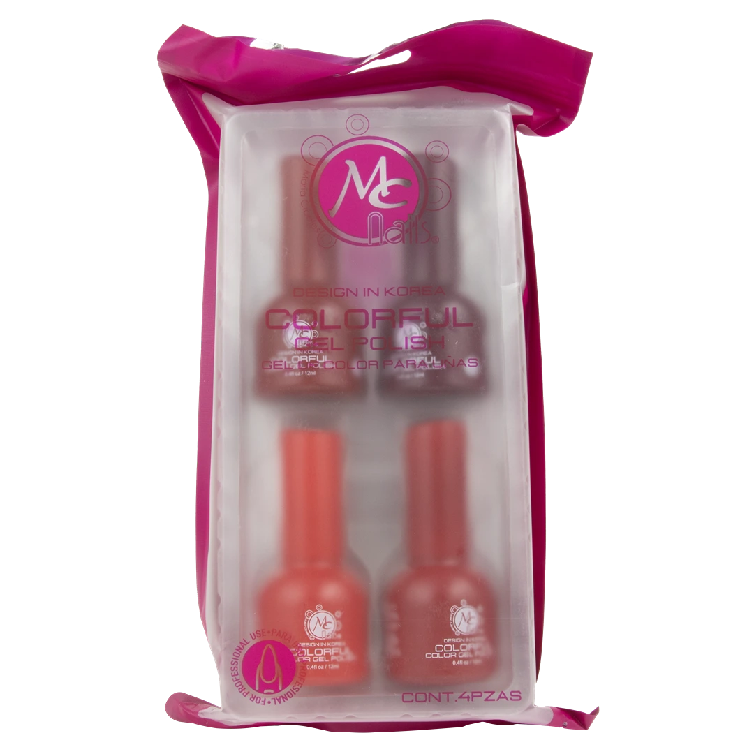 Colorful collection gel "F" Little Rose 4pz de 12ml c/u