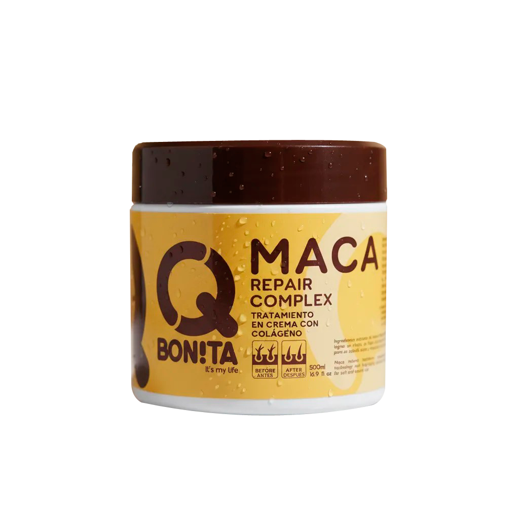 Mascarilla MACA colágeno para cabello Qbonita 500ml