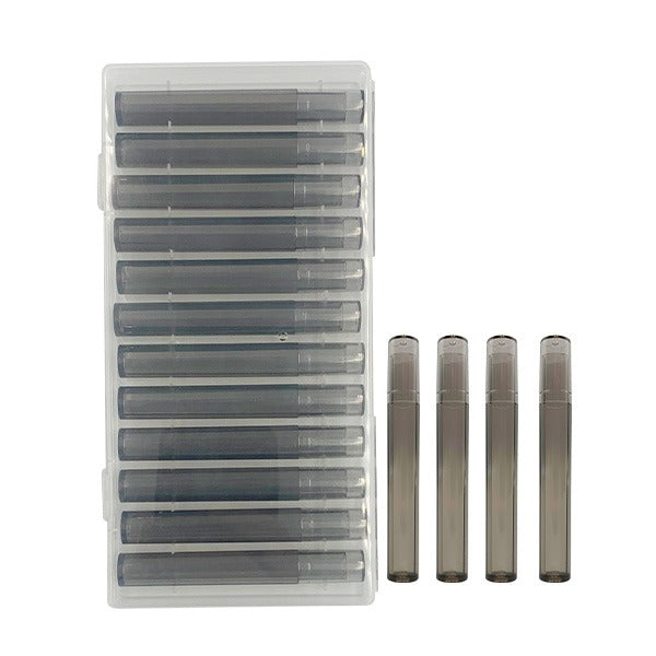 COLORFUL TUBOS ALMACENADORES / MULTIUSOS NEGRO 12pz