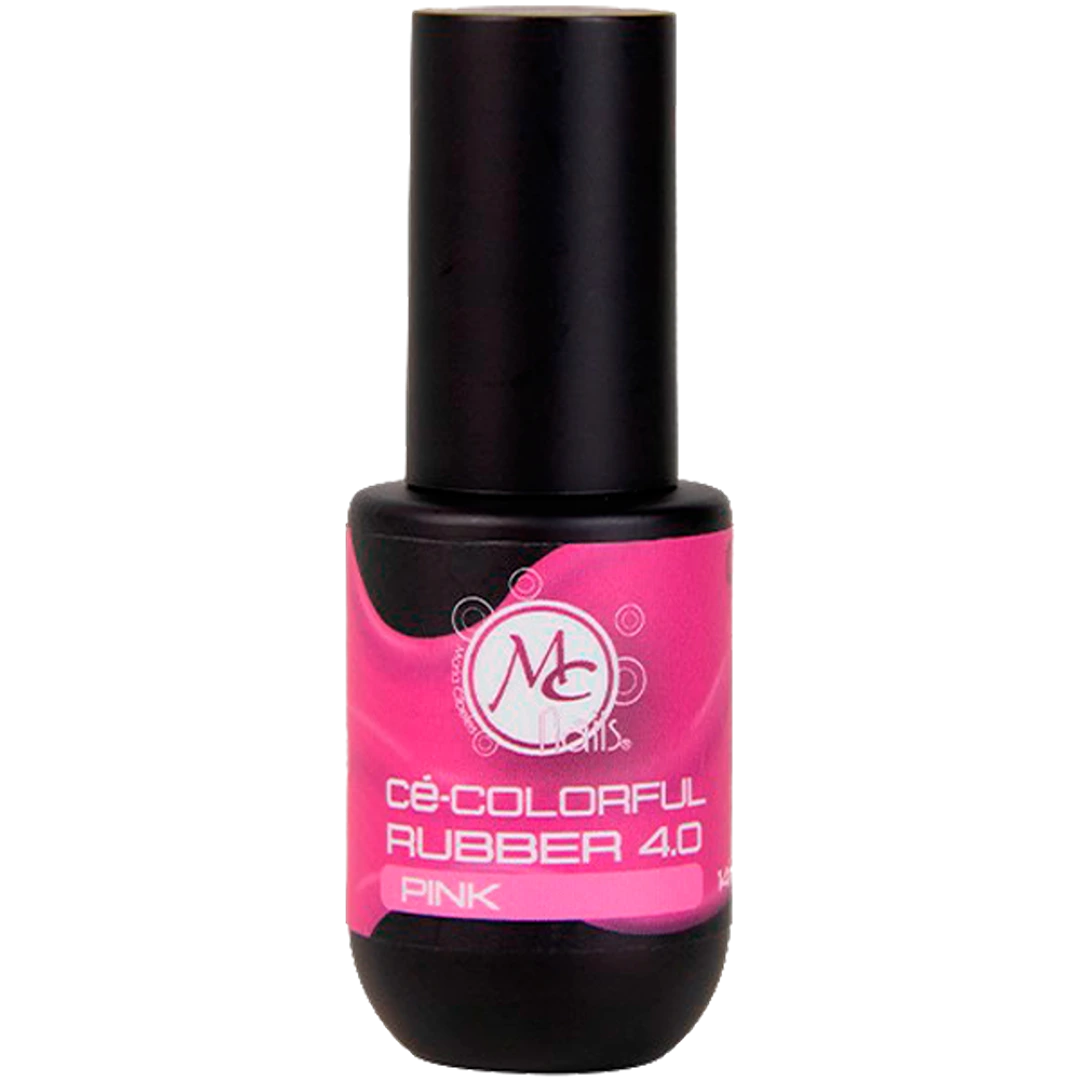 Colorful gel RUBBER 4.0 14ml color PINK