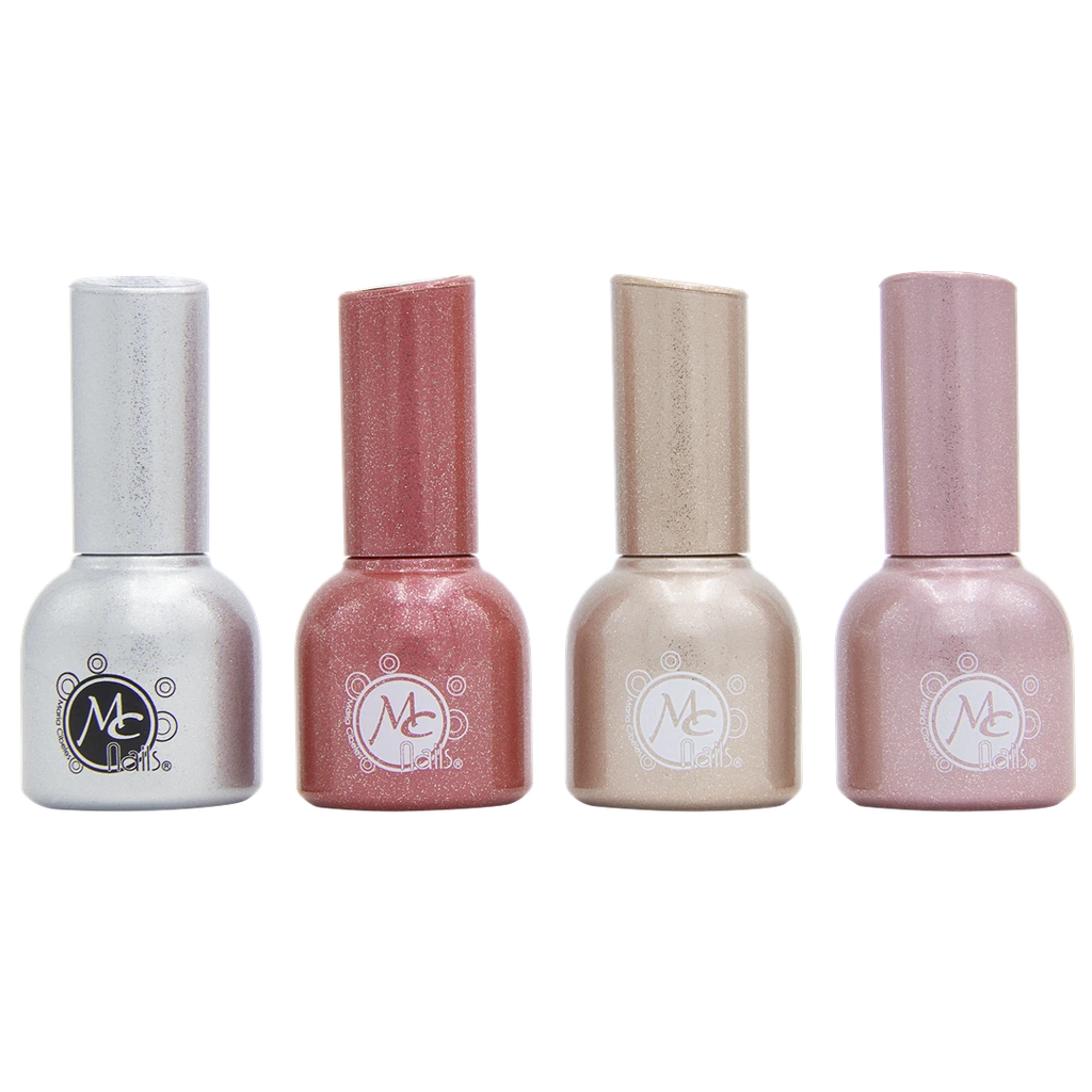 Colorful collection Gel polish PLATIUM SERIES "A" 4 pzs