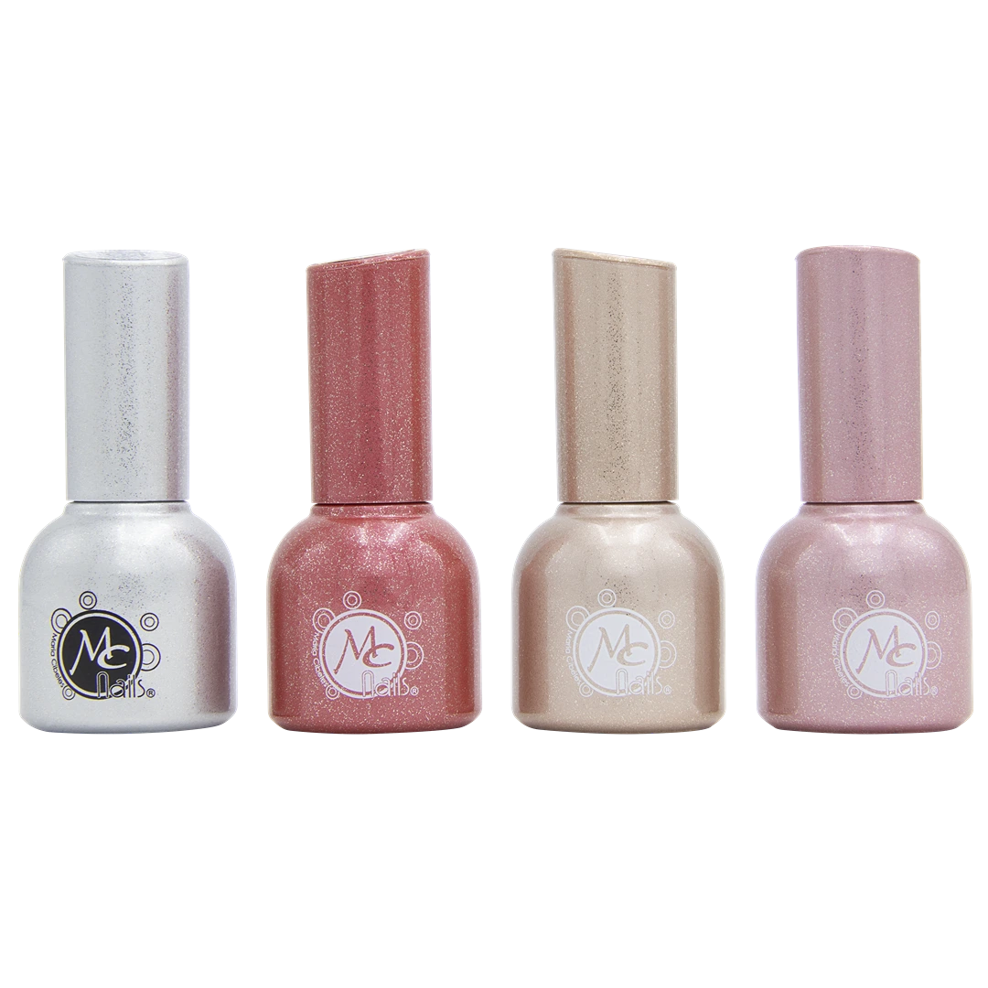 Colorful collection Gel polish PLATIUM SERIES "A" 4 pzs