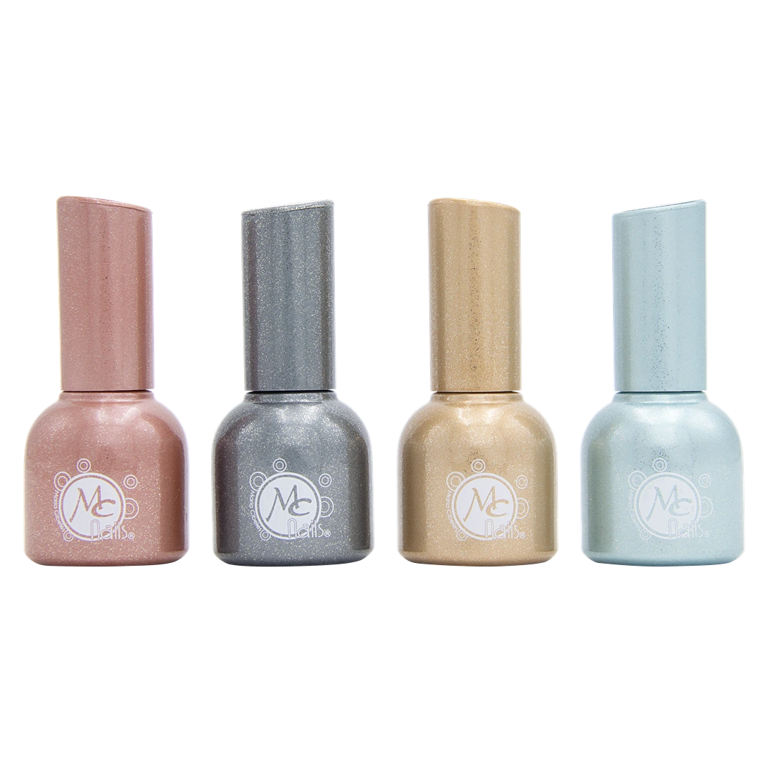 Colorful collection gel polish PLATIUM SERIES "B" 4 pzs