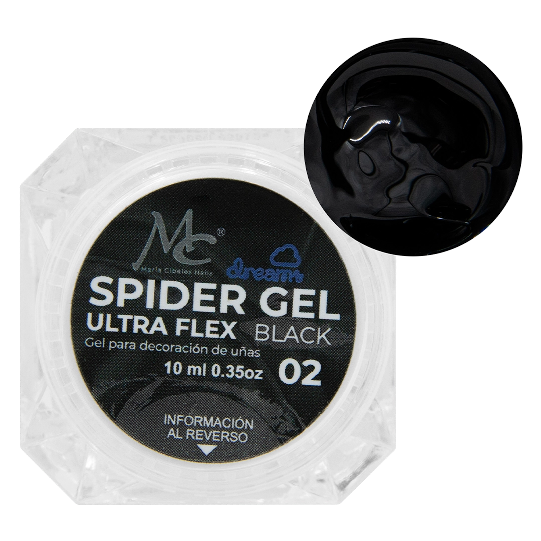 MC Dreams Gel SPIDER BLACK #02 cont. 10 ml