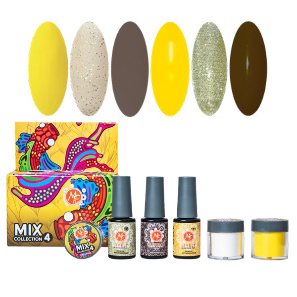 Colección MIX Collection 6 pz #4 – MC NAILS