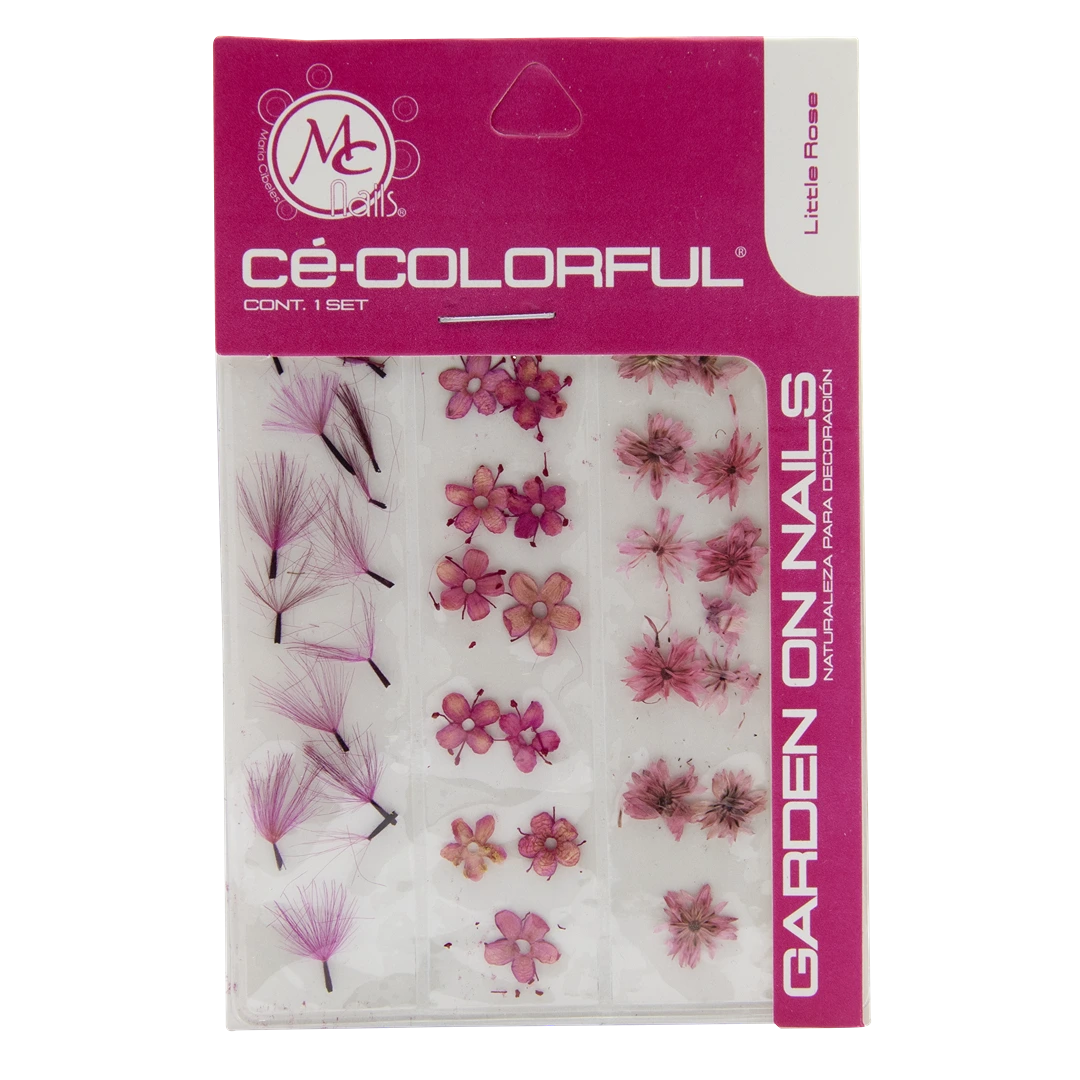 Colorful naturaleza set de 3 mix color: little rose