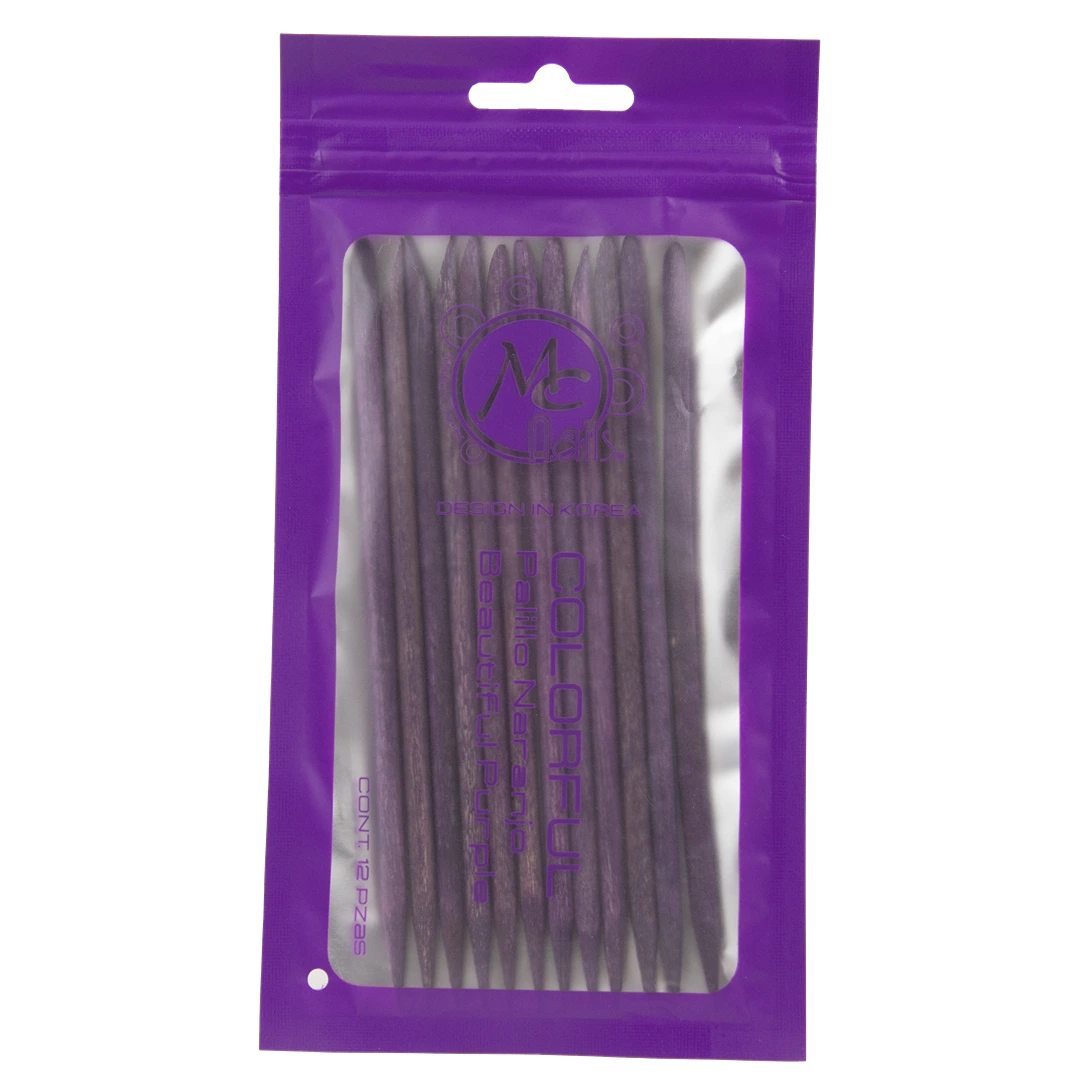 Colorful palillo de naranjo beautiful purple 12pz