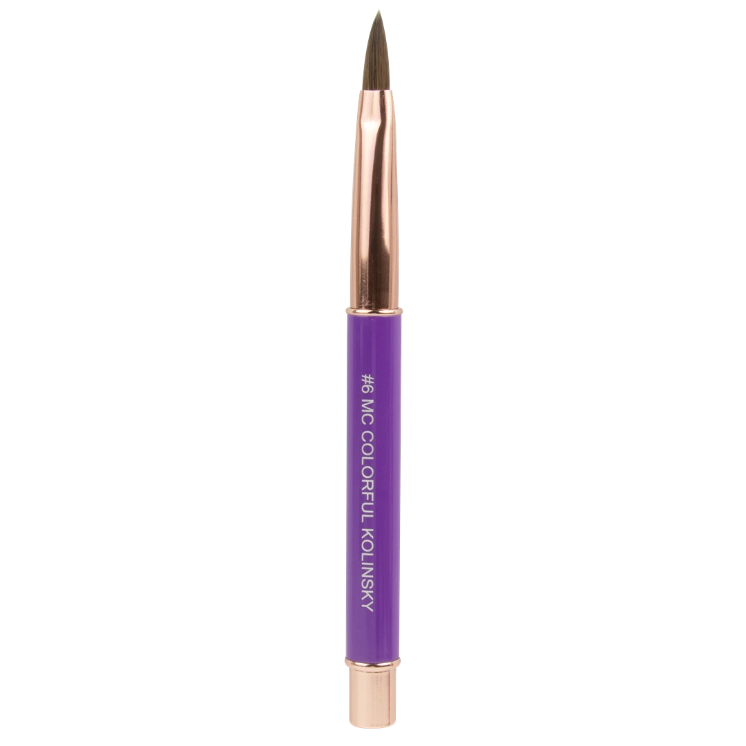 Colorful pincel acrílico #6 Beautiful Purple