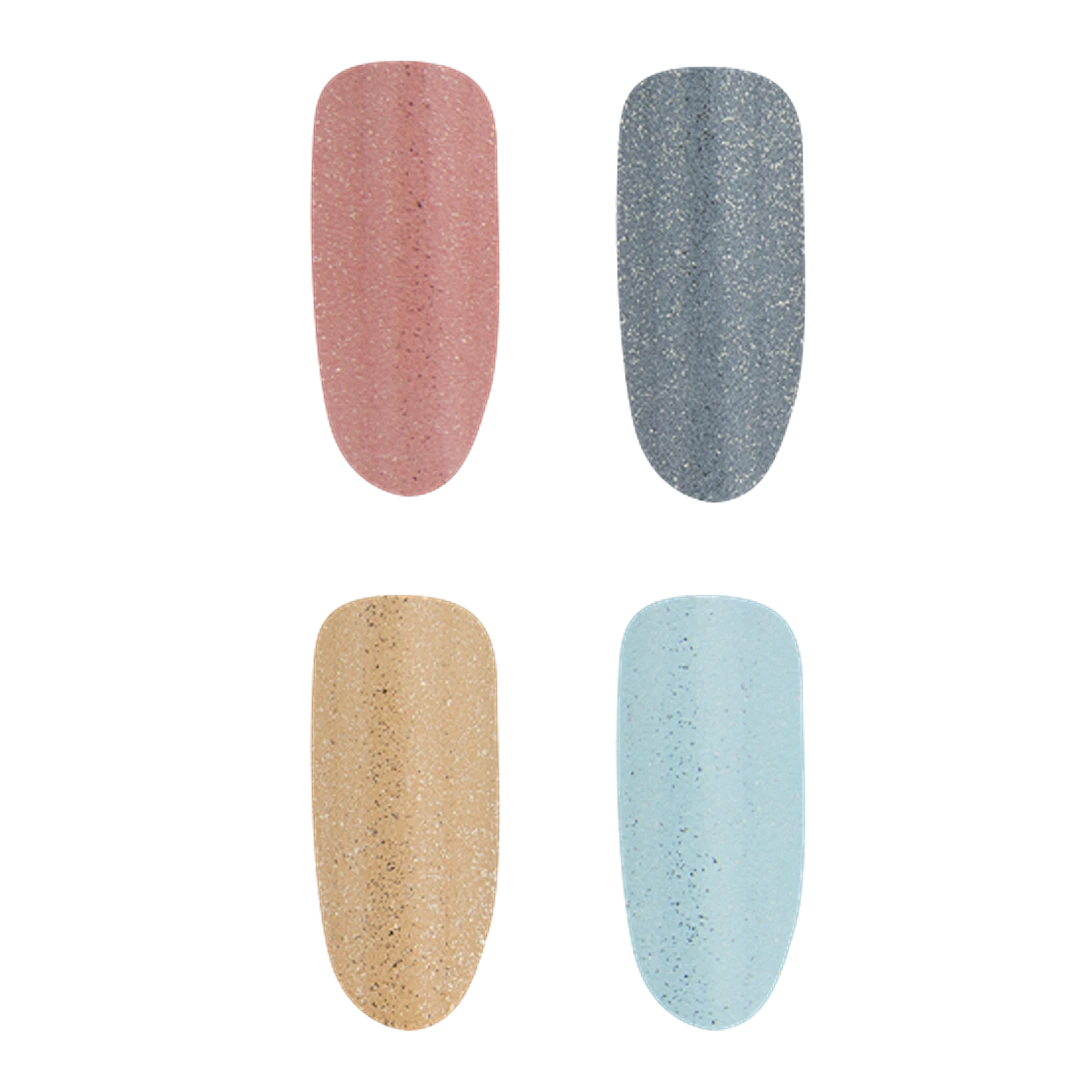 Colorful collection gel polish PLATIUM SERIES "B" 4 pzs