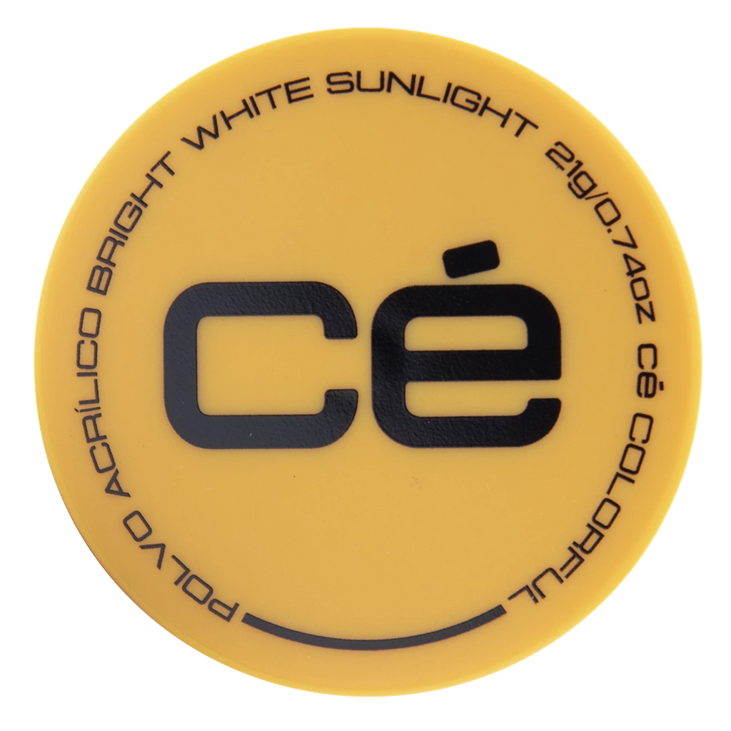 COLORFUL POLVO ACRILICO COLOR: BRIGHT WHITE 21g SUN LIGHT