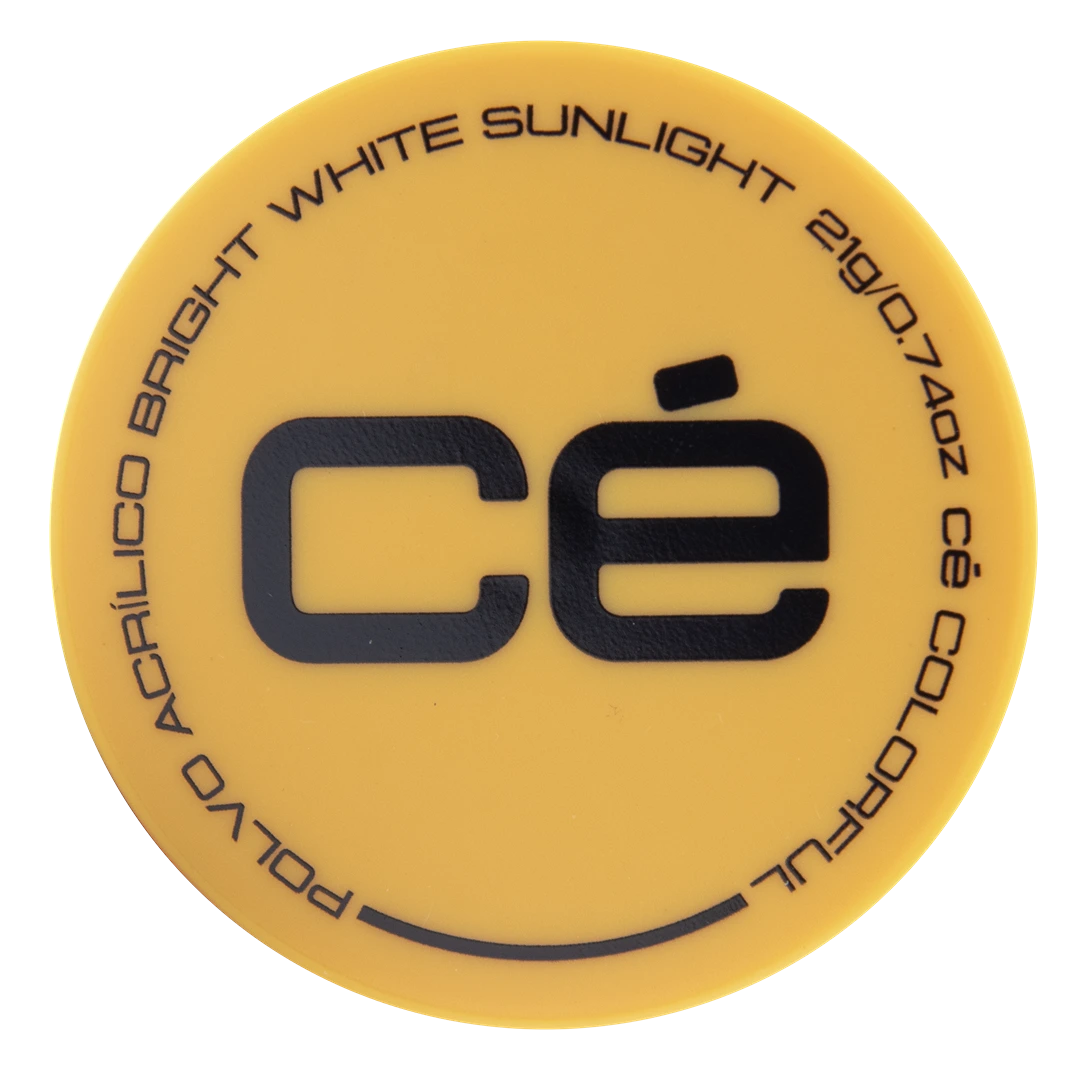 COLORFUL POLVO ACRILICO COLOR: BRIGHT WHITE 21g SUN LIGHT