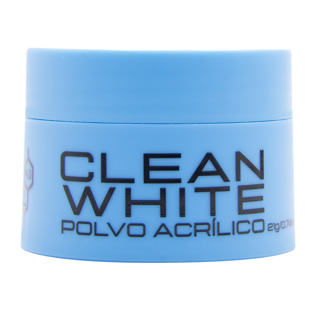 COLORFUL POLVO ACRILICO COLOR: CLEAN WHITE 21g OCEAN BLUE