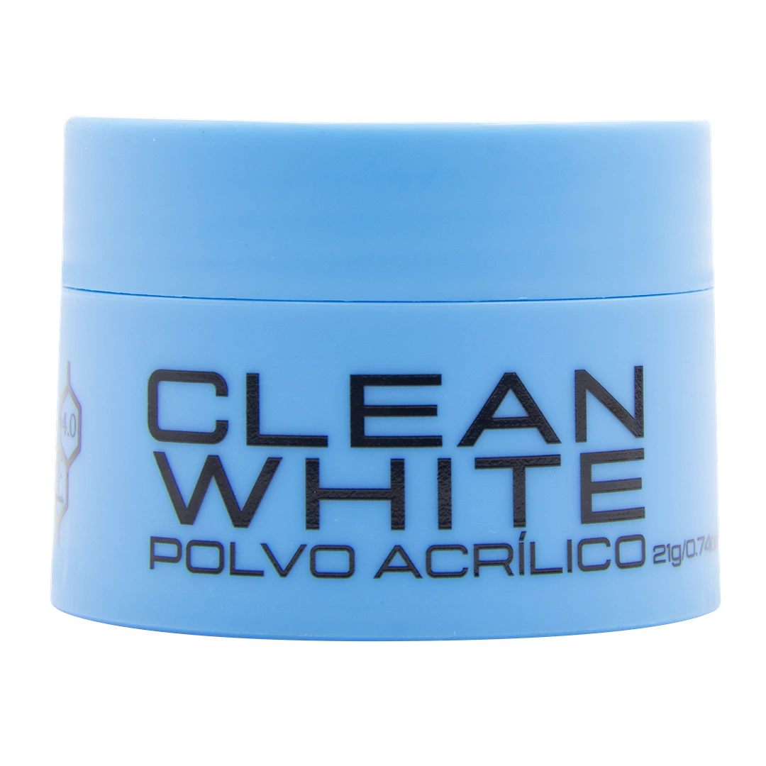 COLORFUL POLVO ACRILICO COLOR: CLEAN WHITE 21g OCEAN BLUE