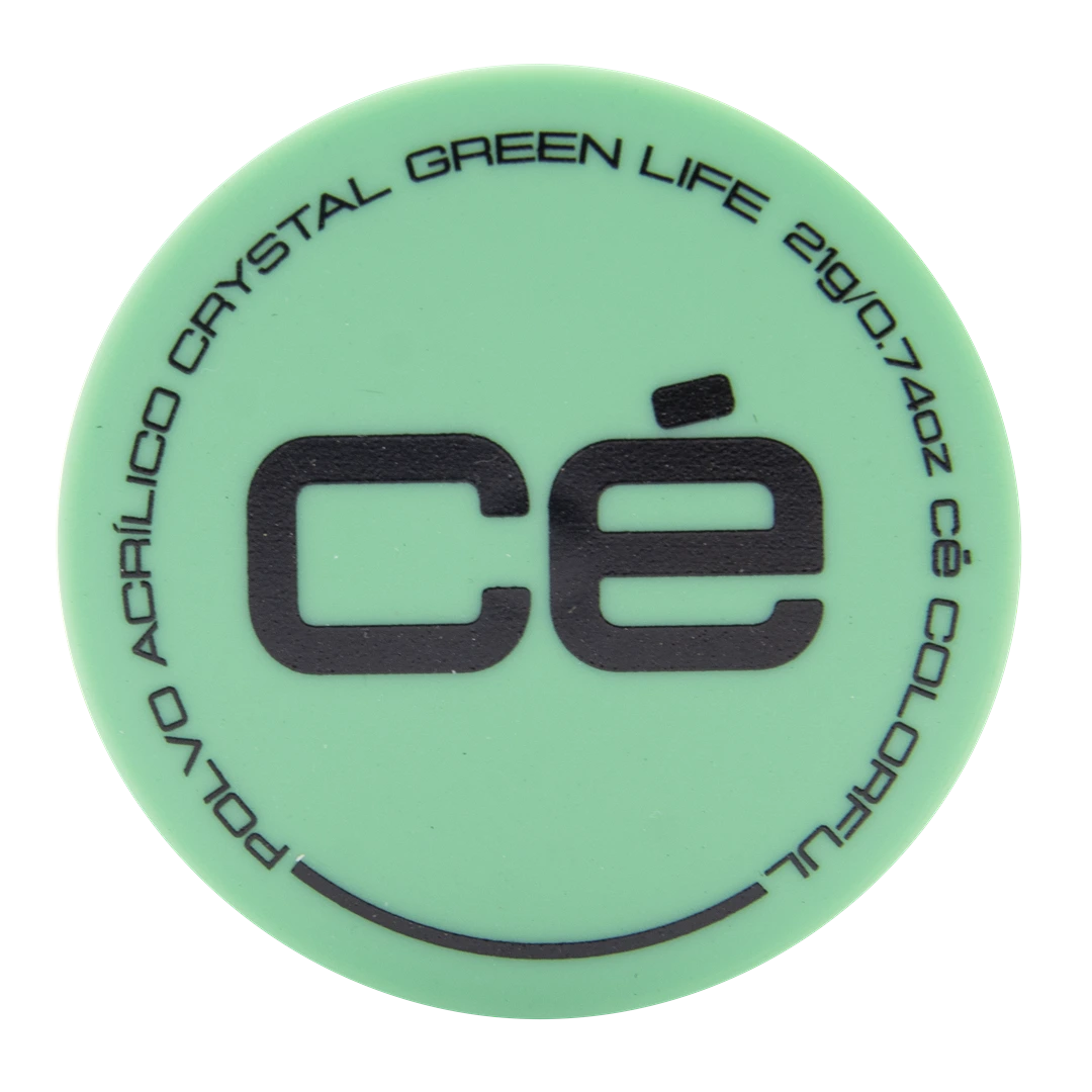 COLORFUL POLVO ACRILICO COLOR: ULTRA CRYSTAL 35g GREEN LIFE