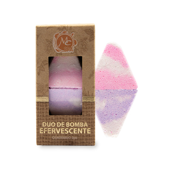 Duo de bombas efervescentes LAVANDA Y ROSAS