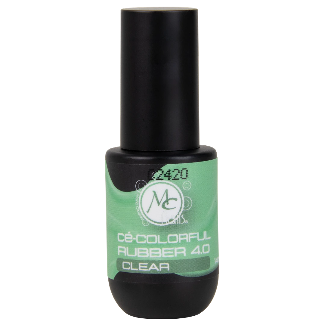 Colorful gel RUBBER 4.0 14ml CLEAR
