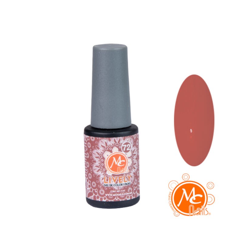 Gel color Uv de 1 paso LIVELY #072