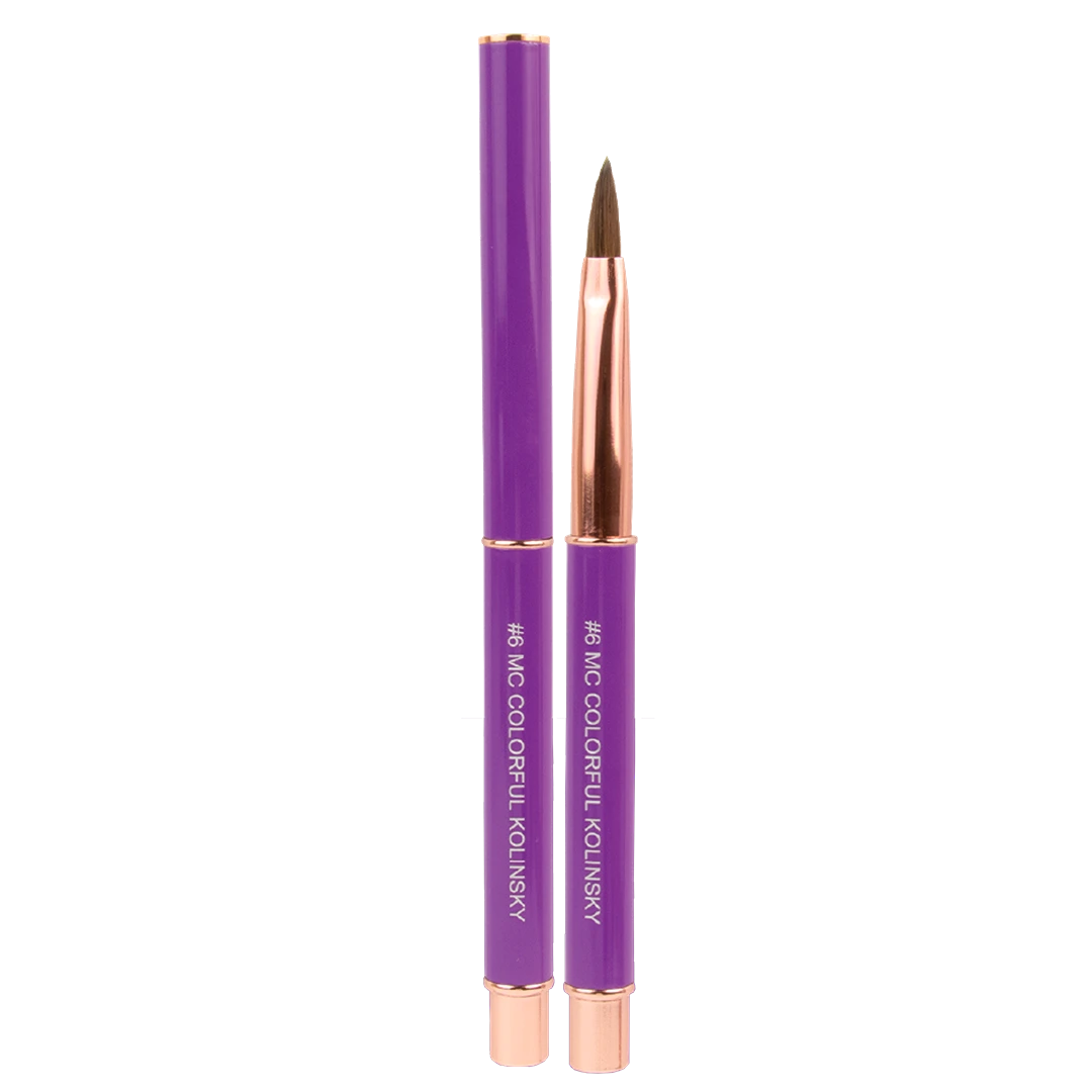 Colorful pincel acrílico #6 Beautiful Purple