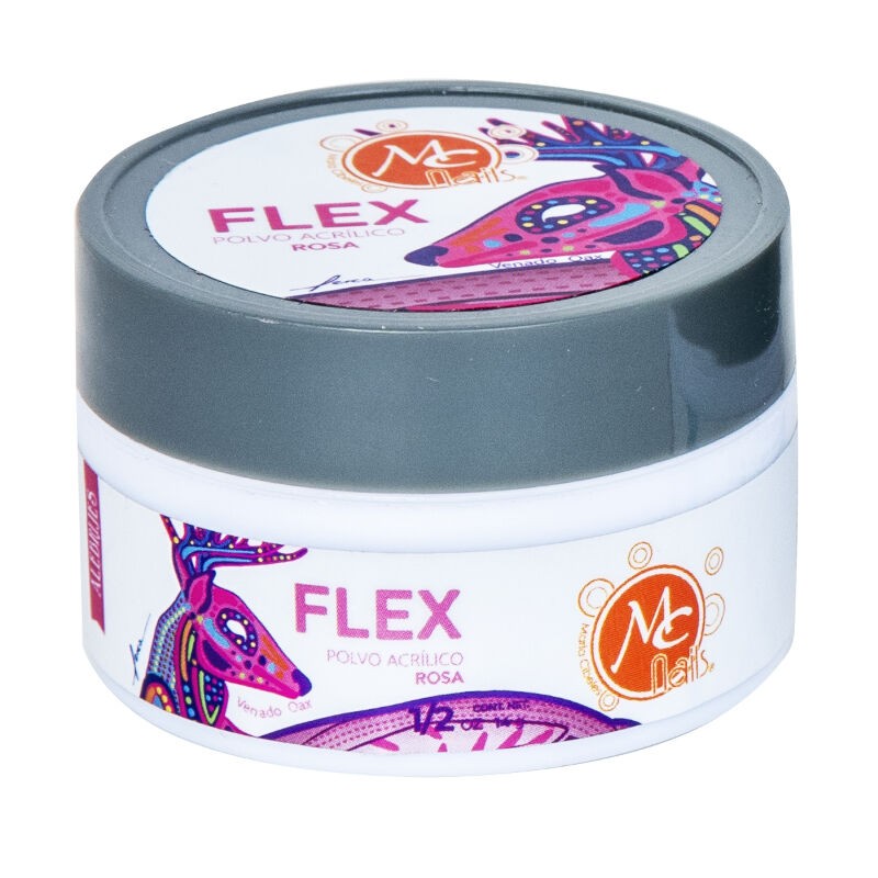 Polvo acrílico FLEX media rosa