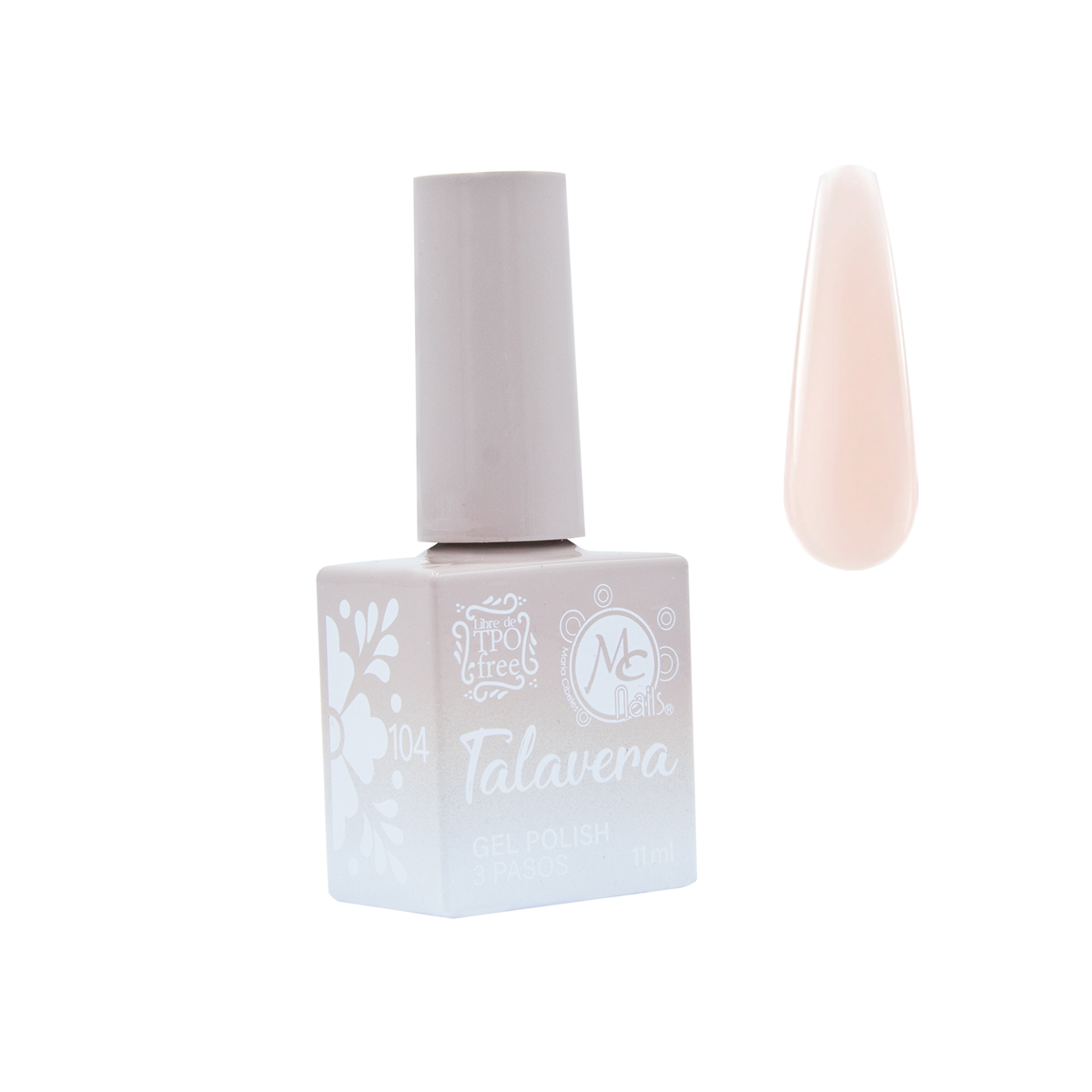 MC nails Talavera GEL POLISH 3 pasos 11ml #104