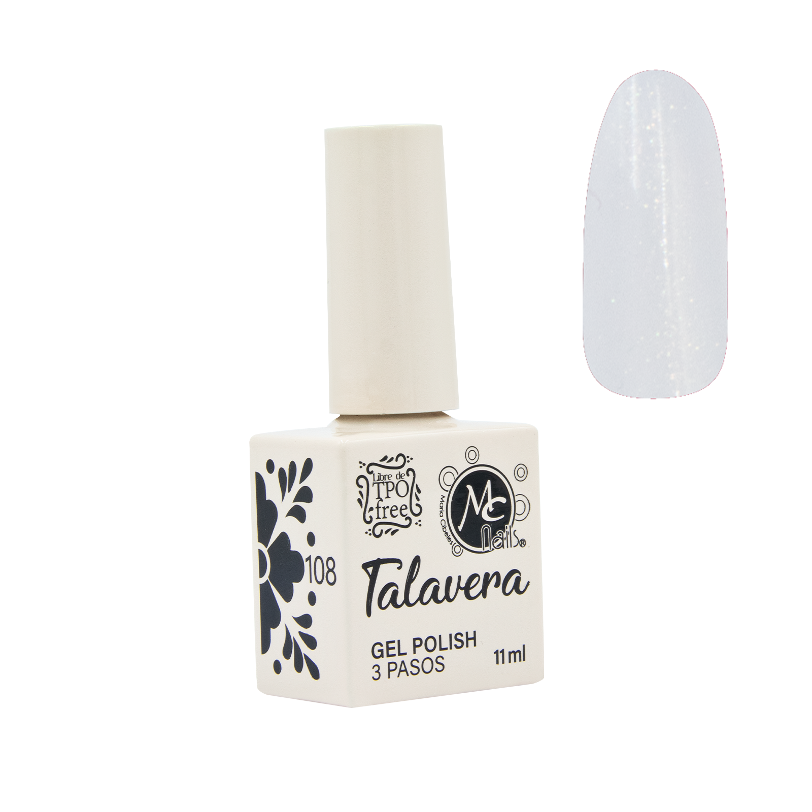 MC nails Talavera GEL POLISH 3 pasos 11ml #108