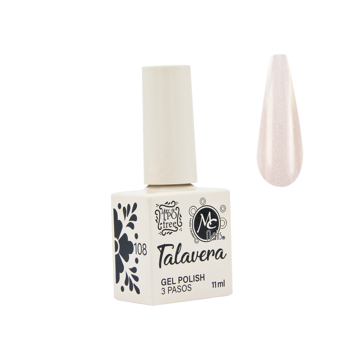 MC nails Talavera GEL POLISH 3 pasos 11ml #108