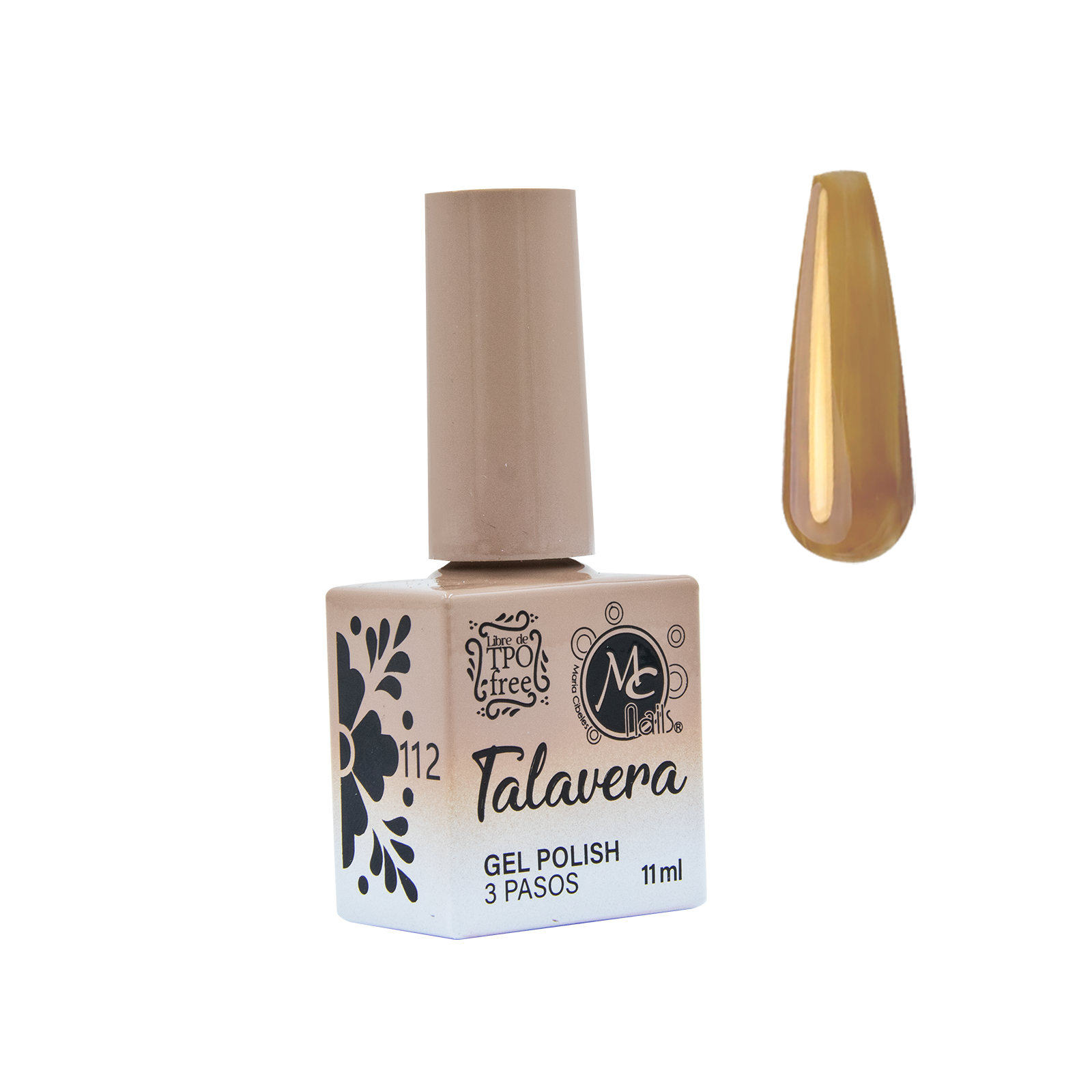 MC nails Talavera GEL POLISH 3 pasos 11ml #112